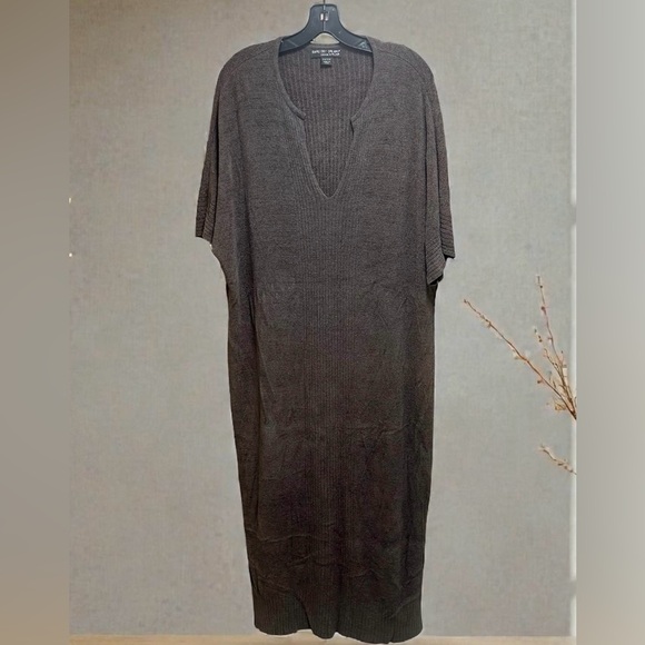 Barefoot Dreams Cozy Chic Ultra Lite Loungewear Caftan Coverup -OS - Picture 6 of 9